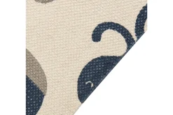 Moderne Tepper-Porsea Bomullsteppe 80x150 cm Beige