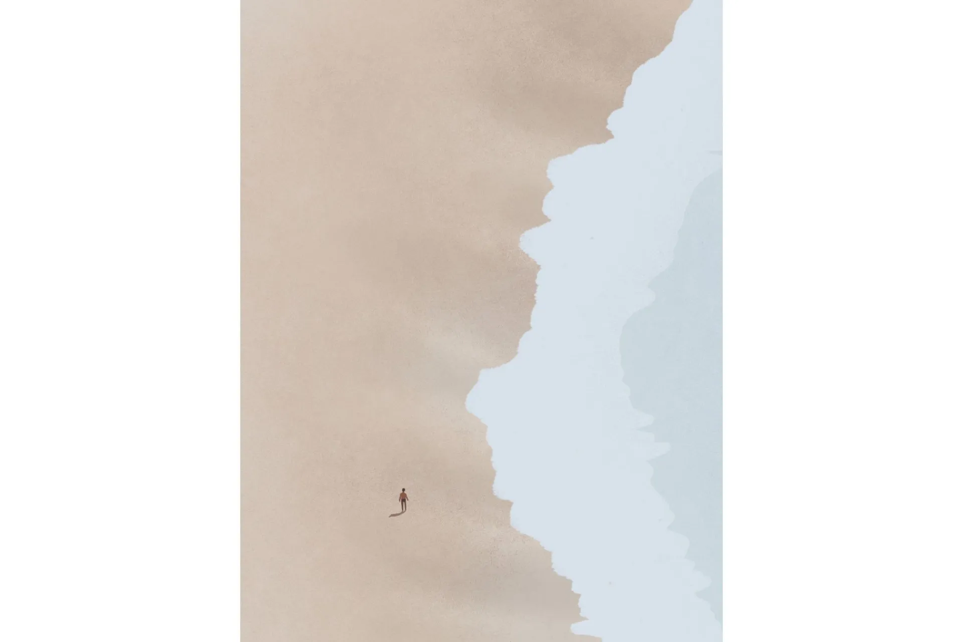 Venture Home Posters|Posters-Poster Beach 50x70 cm Beige