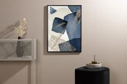Venture Home Poster Blue Swirl 70x100 cm