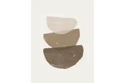Venture Home Posters|Posters-Poster Brush strokes 50x70 cm Beige