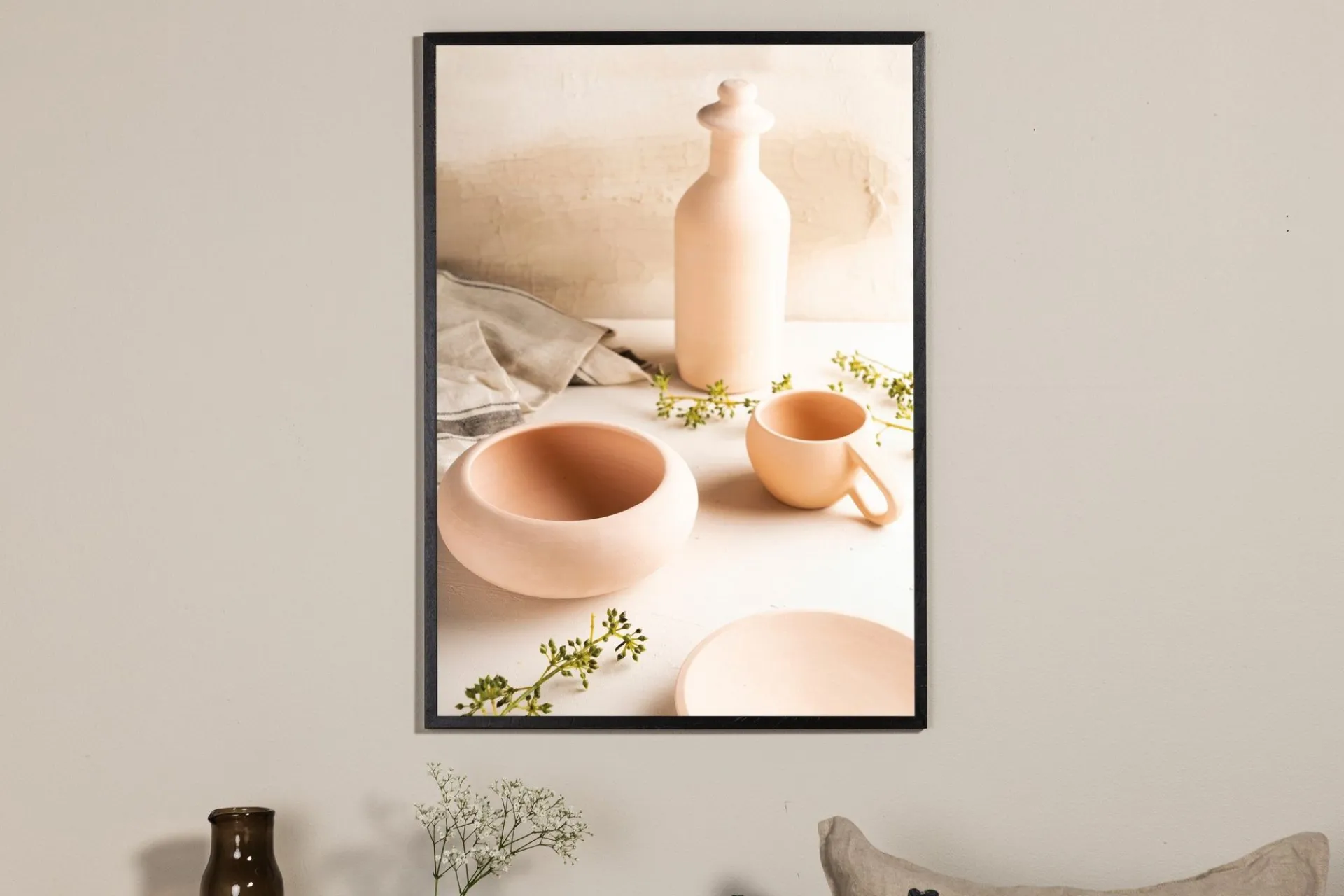 Venture Home Posters|Posters-Poster Ceramics 21x30 cm Beige