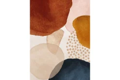 Venture Home Posters|Posters-Poster Circles 21x30 cm Beige