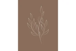 Venture Home Poster Drawed leaf 30x40 cm