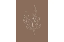 Venture Home Poster Drawed leaf 50x70 cm