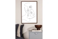 Venture Home Posters|Posters-Poster Faces 50x70 cm Svart/Hvit