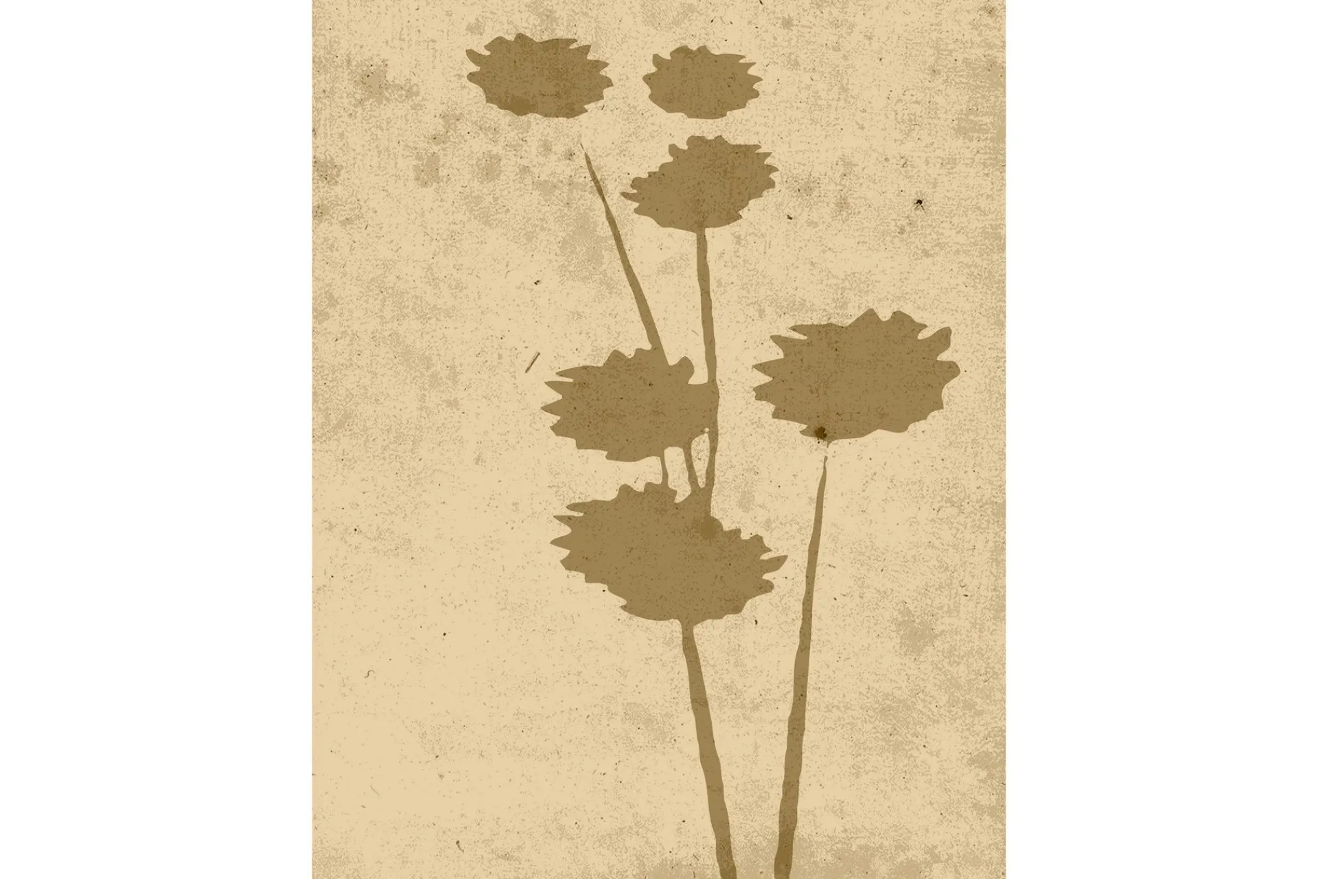 Venture Home Posters|Posters-Poster Flower art 30x40 cm Beige
