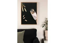 Venture Home Posters|Posters-Poster Flowers on table 70x100 cm Svart/Beige