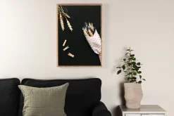 Venture Home Posters|Posters-Poster Flowers on table 21x30 cm Svart/Beige