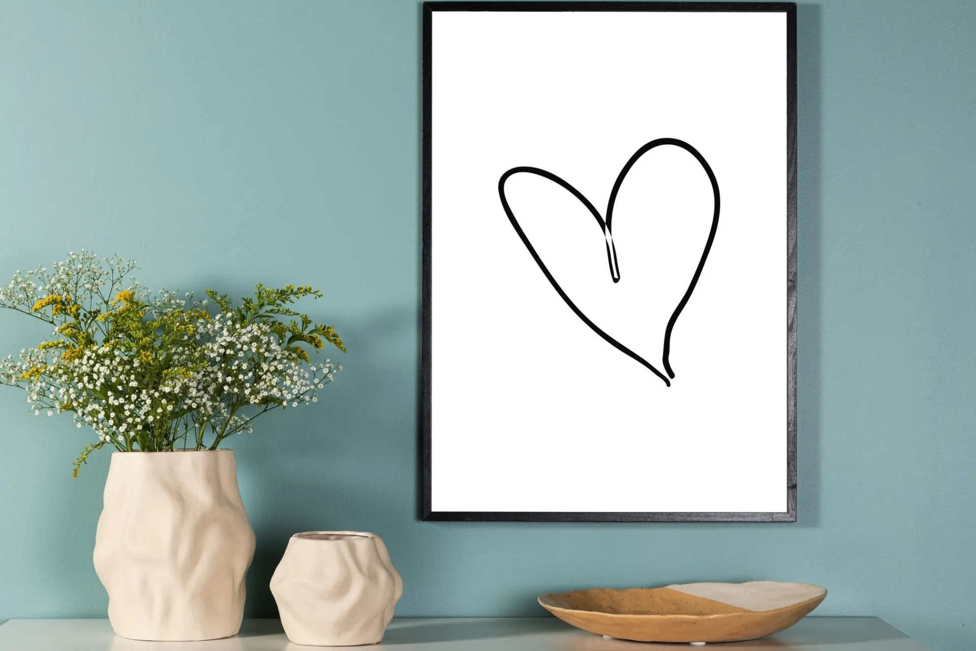 Venture Home Poster Heart 70x100 cm
