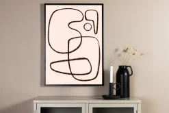 Venture Home Poster Line art 30x40 cm