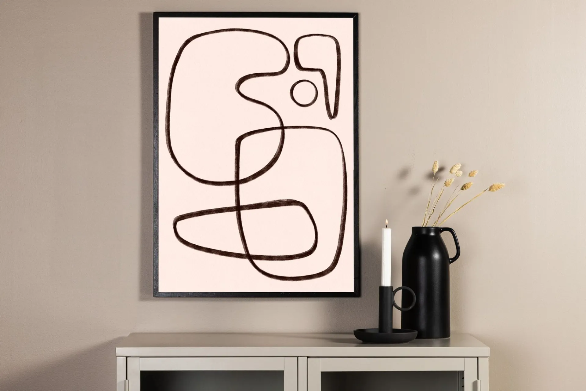 Venture Home Poster Line art 30x40 cm
