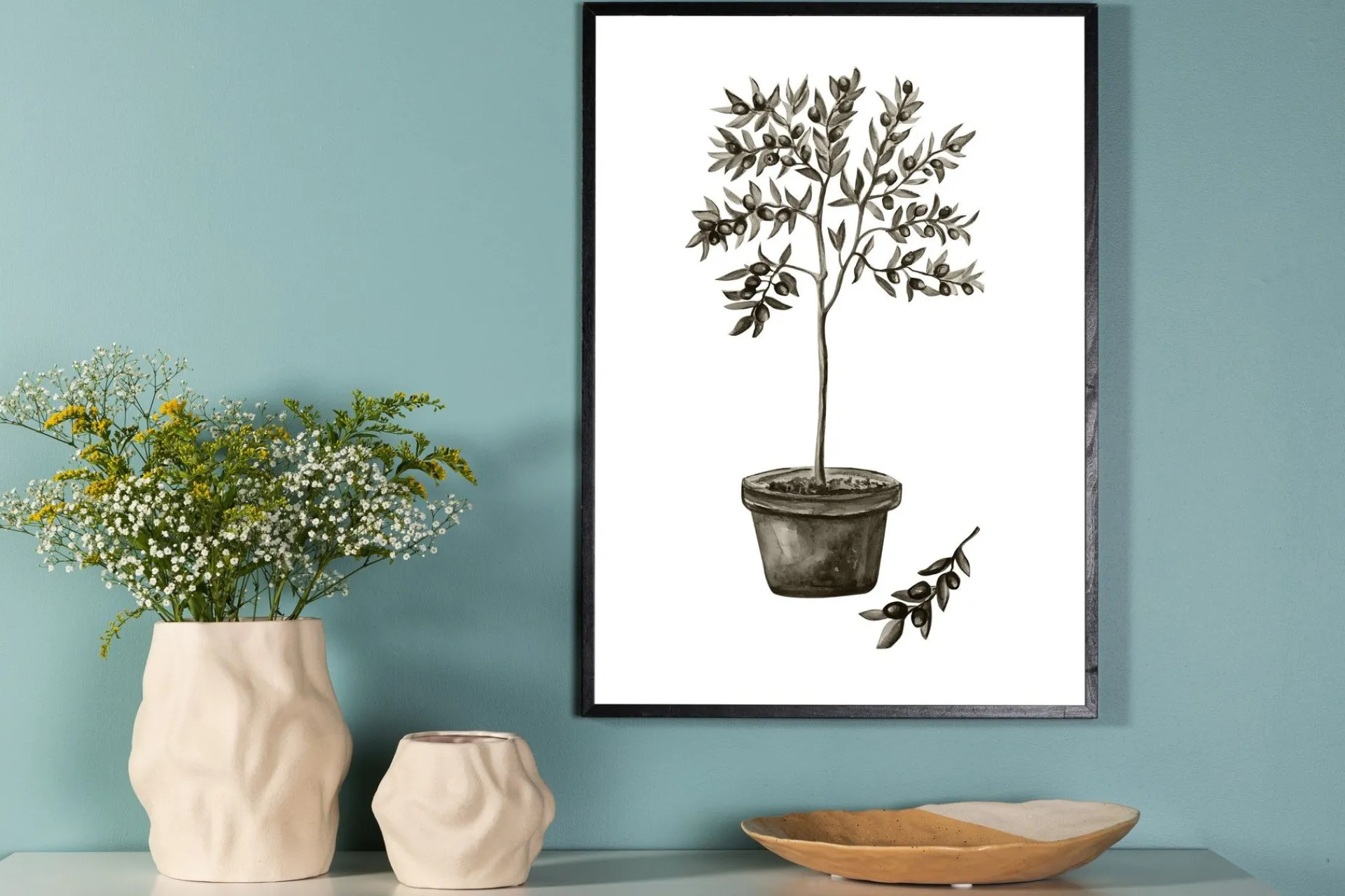 Venture Home Poster Olive 70x100 cm