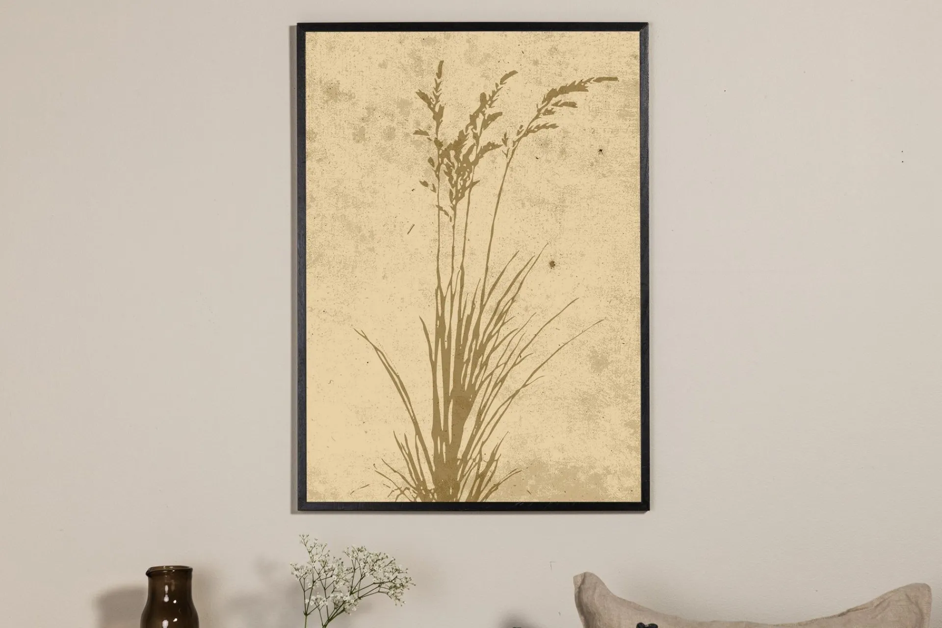 Venture Home Posters|Posters-Poster Plant art 50x70 cm Beige