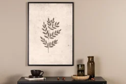 Venture Home Posters|Posters-Poster Spring leaf 30x40 cm Beige