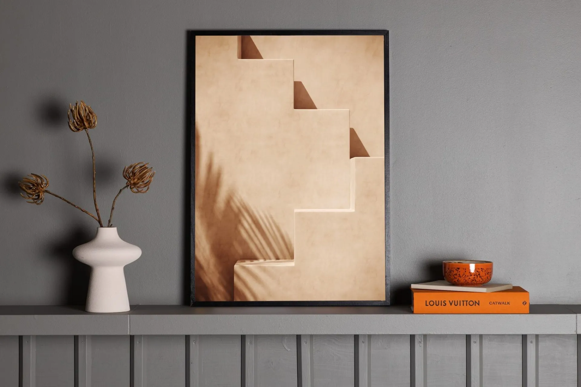 Venture Home Posters|Posters-Poster Stairs 50x70 cm Lys Oransje
