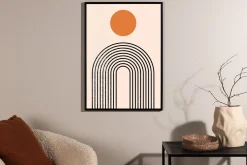 Venture Home Posters|Posters-Poster Tempel 30x40 cm Beige
