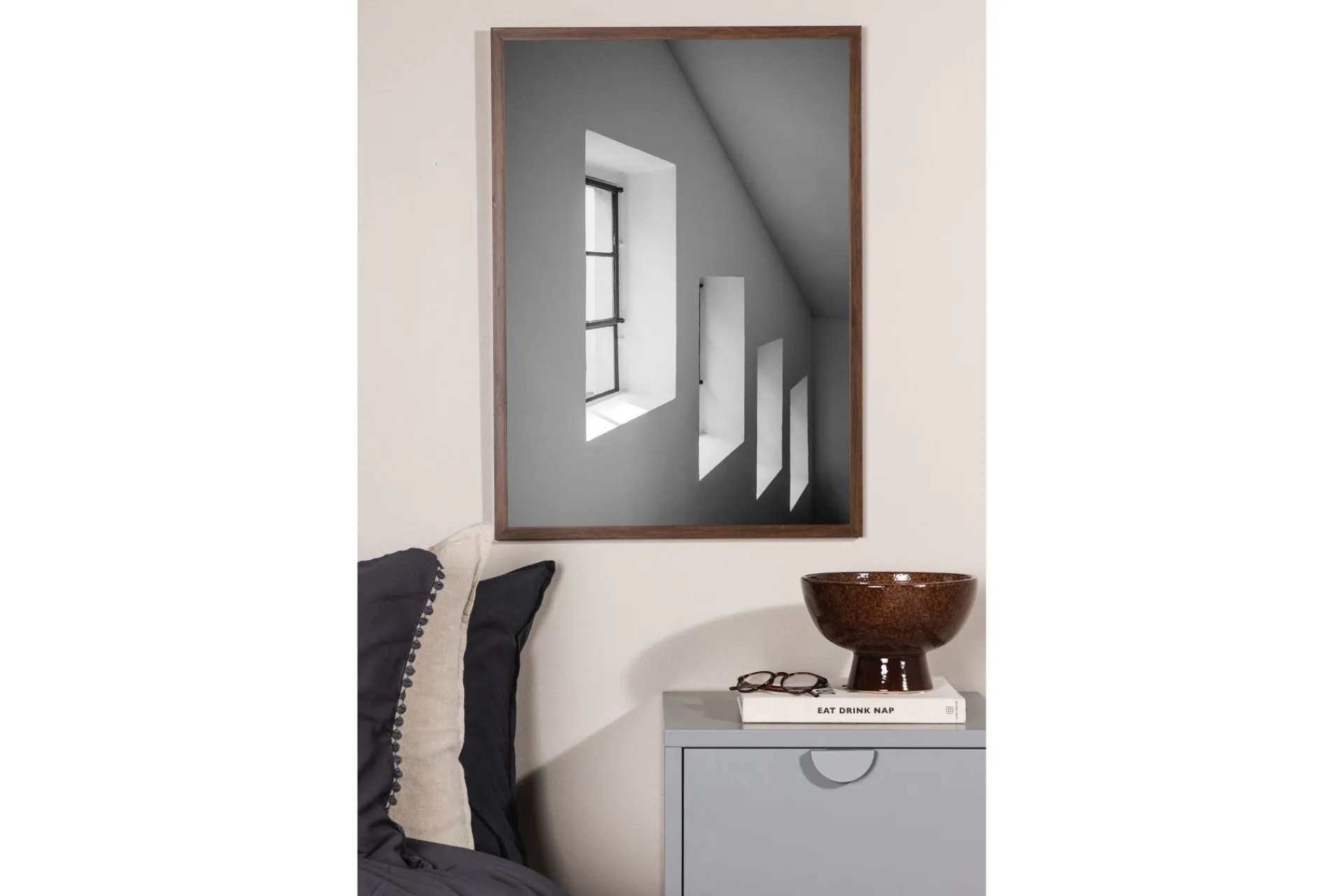 Venture Home Posters|Posters-Poster Windows 50x70 cm Svart/Hvit