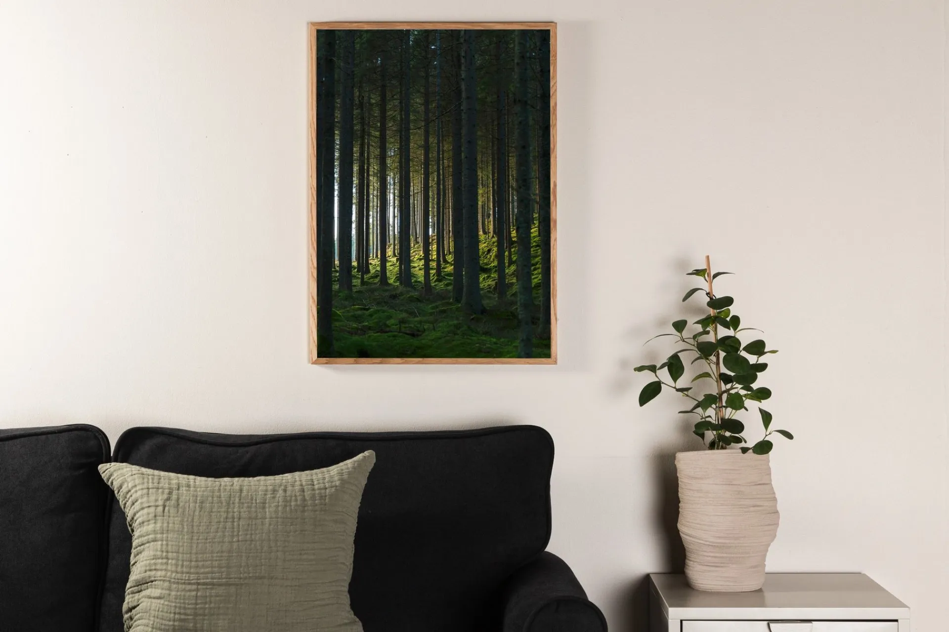 Venture Home Posters|Posters-Poster Woods 21x30 cm Svart/Grønn