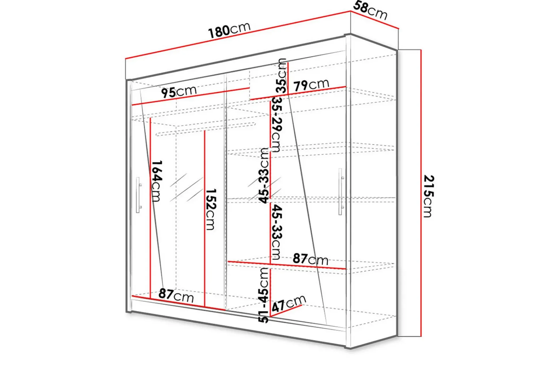 Scandinavian Choice Prag Garderobe LED-belysning