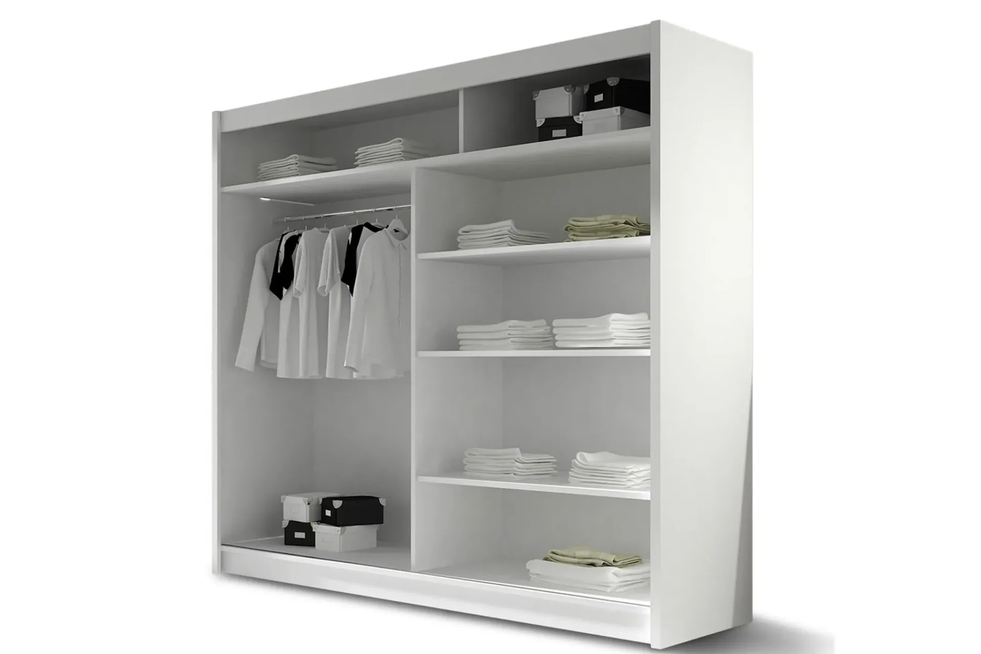Scandinavian Choice Prag Garderobe Skyvedører med Speil