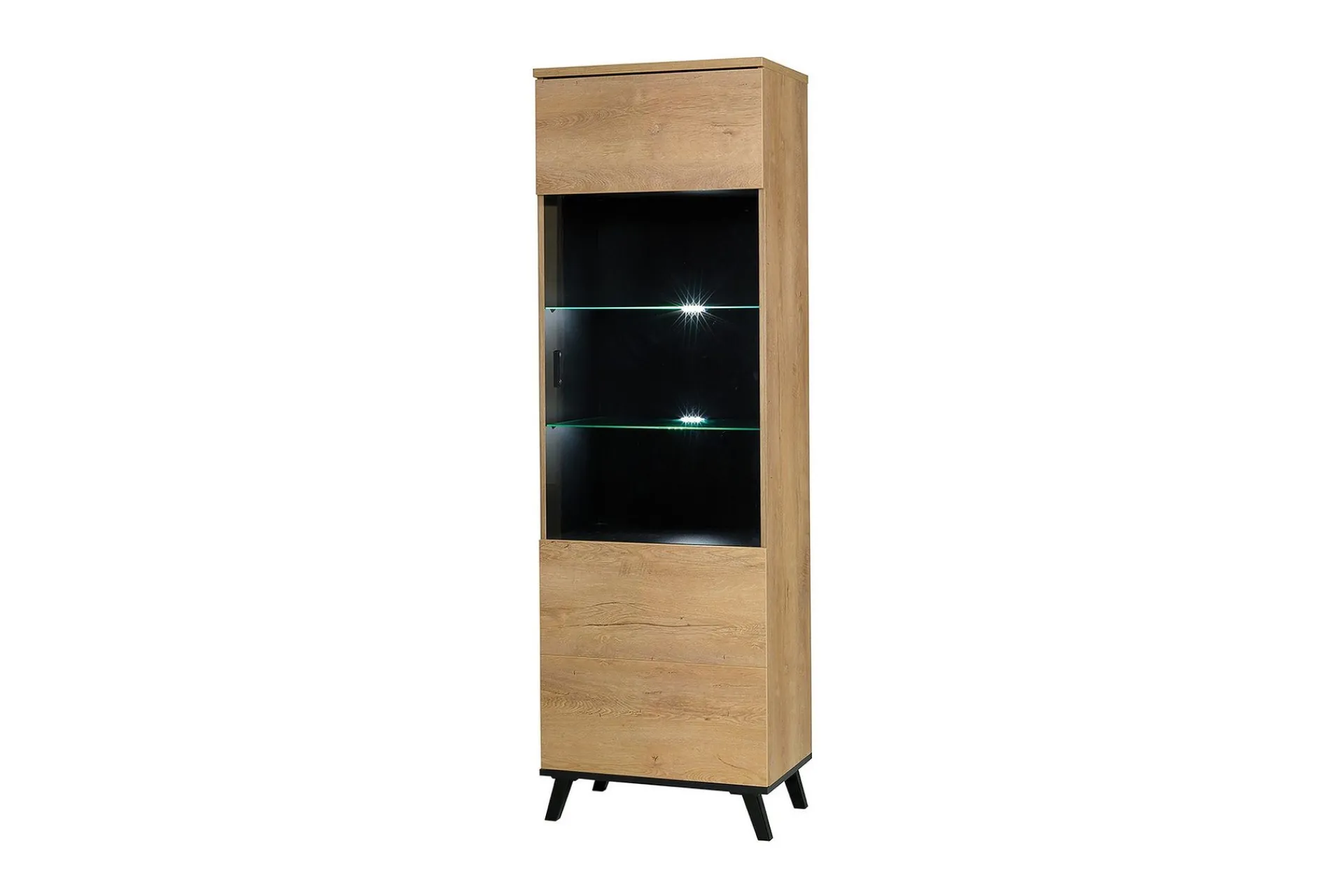 Prawa Vitrineskap 40x61 cm LED-belysning