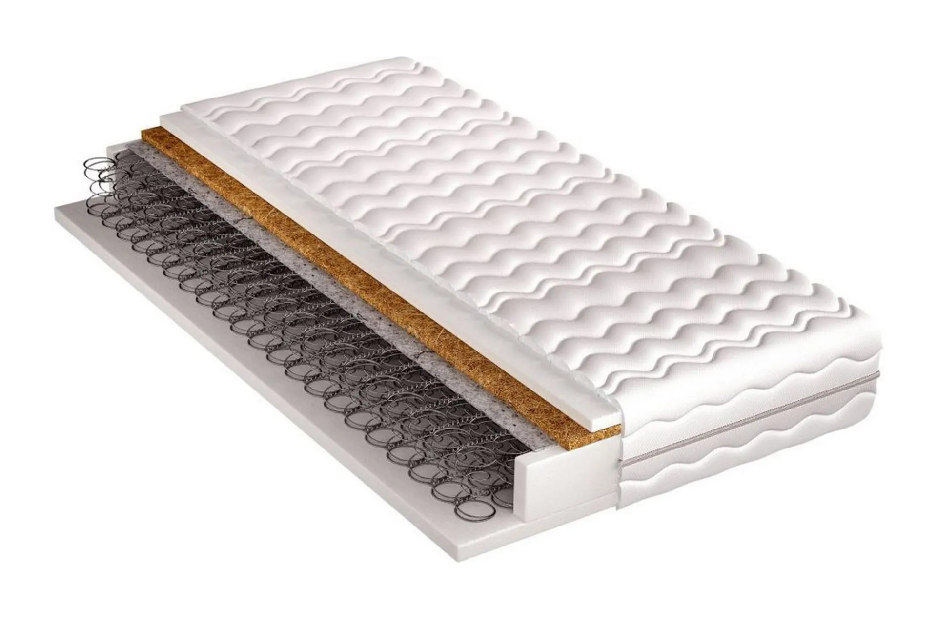 Bedly Madrasser-Presto Madrass 200x80x18 cm Hvit