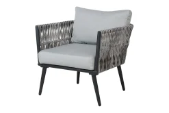 Veranda & Terrasse|Loungesett-Preveza Loungegruppe 120 cm Grey