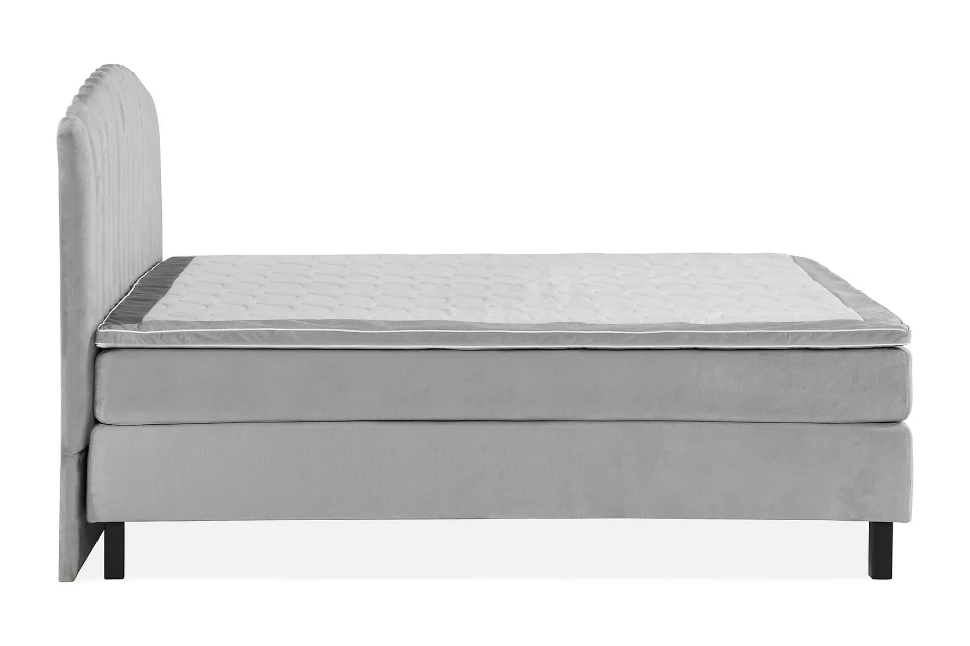 Kontinentalsenger|Komplett Sengepakke-Princess Sengepakke 160x200cm Grey