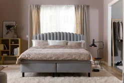 Kontinentalsenger|Komplett Sengepakke-Princess Sengepakke 160x200cm Grey