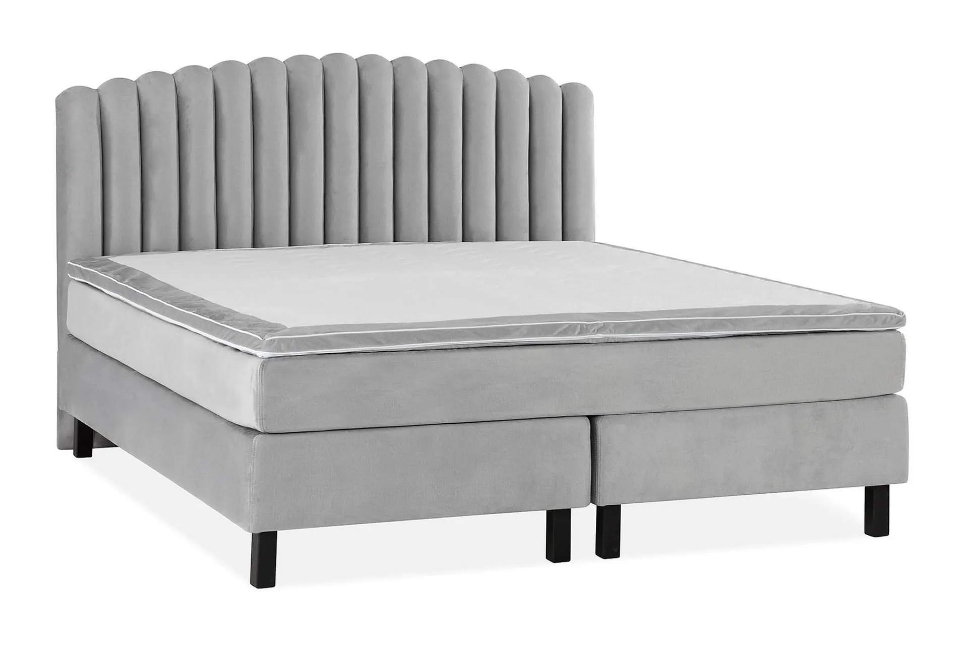 Kontinentalsenger|Komplett Sengepakke-Princess Sengepakke 160x200cm Grey