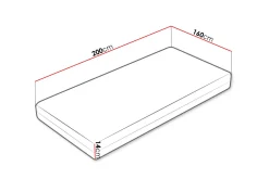 Madrasser-Profi Madrass 160x200 cm Hvit