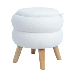 Puff/bord HOME4YOU Hana D40x41 cm , med oppbevaring