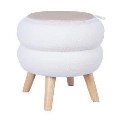 Puff/bord HOME4YOU Hana D40x41 cm , med oppbevaring