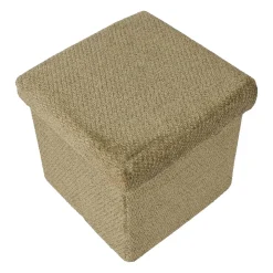 Puff HOME4YOU Jesse med oppbevaring 30x30x30 cm