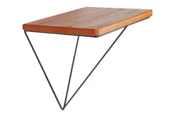 Vegghylle-Pukkuri Papirholder med Hylle 33 cm Brun,Svart