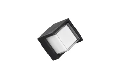 Trio Lighting Puno LED-Vegglampe Neliö Mattsvart