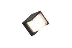 Trio Lighting Puno LED-Vegglampe Neliö Mattsvart