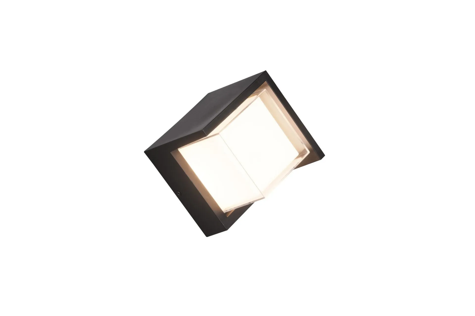 Trio Lighting Puno LED-Vegglampe Neliö Mattsvart