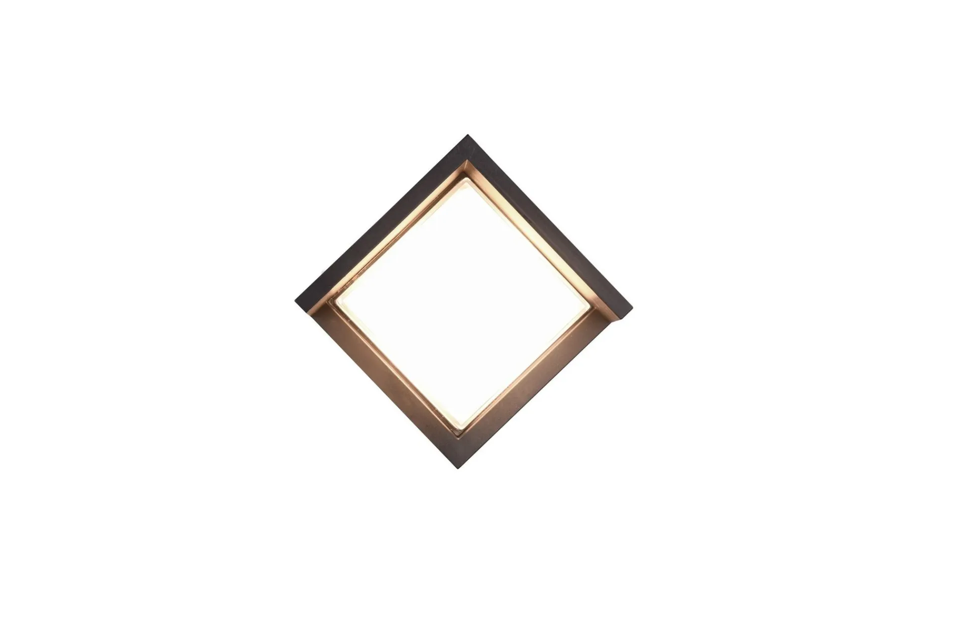 Trio Lighting Puno LED-Vegglampe Neliö Mattsvart