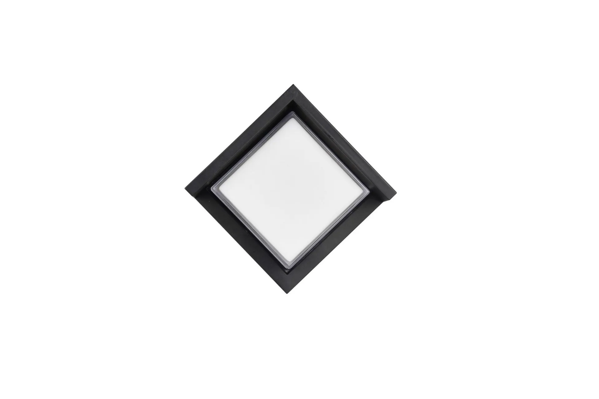 Trio Lighting Puno LED-Vegglampe Neliö Mattsvart