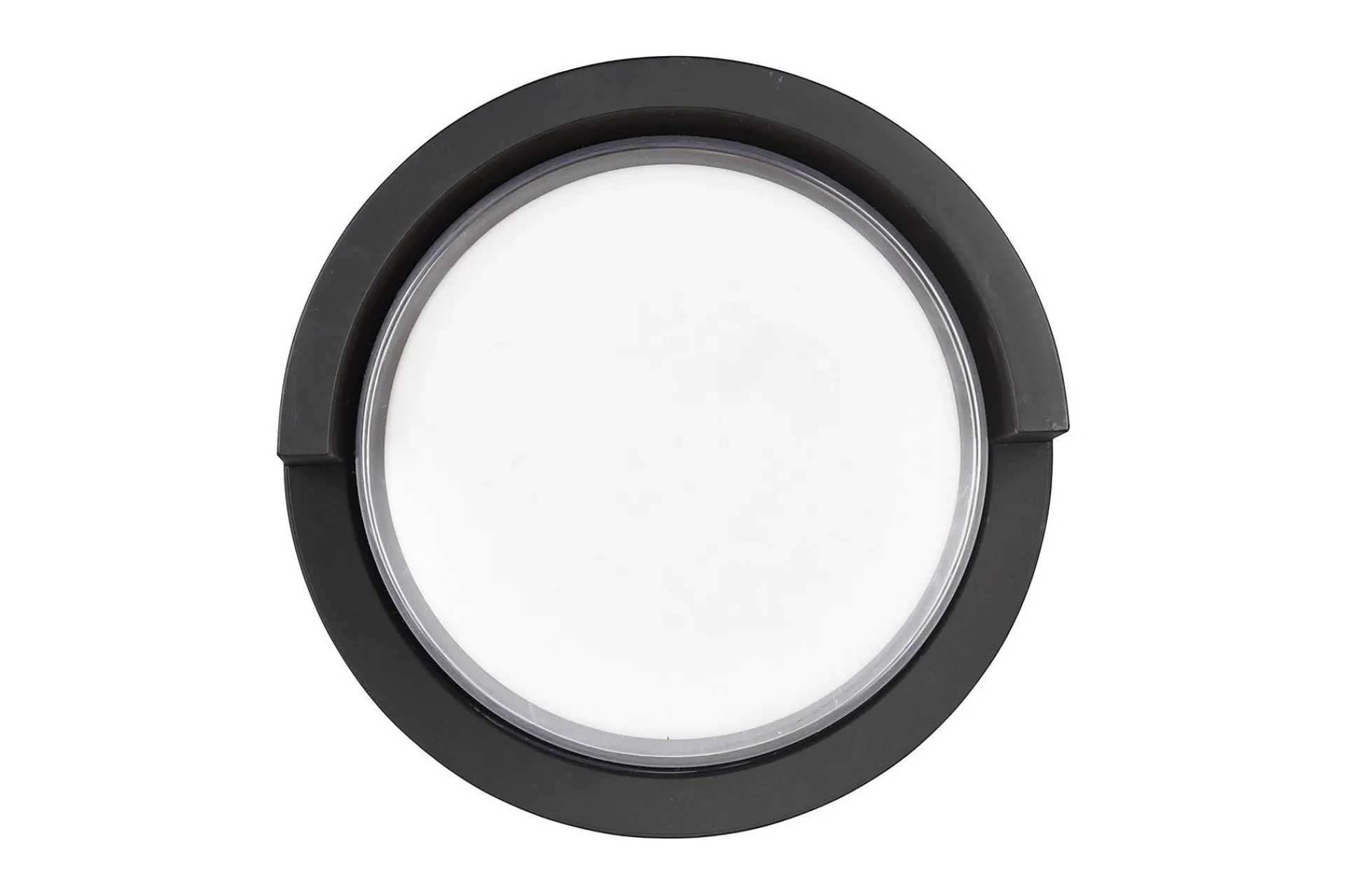 Trio Lighting Entré|Fasadebelysning-Puno LED-Vegglampe Pyöreä Mattsvart Matt svart