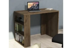 Puqa Design Skrivebord 90 cm med Oppbevaringshyller