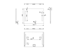 Purnuvara Baderomsspeil 60 cm LED-Lys
