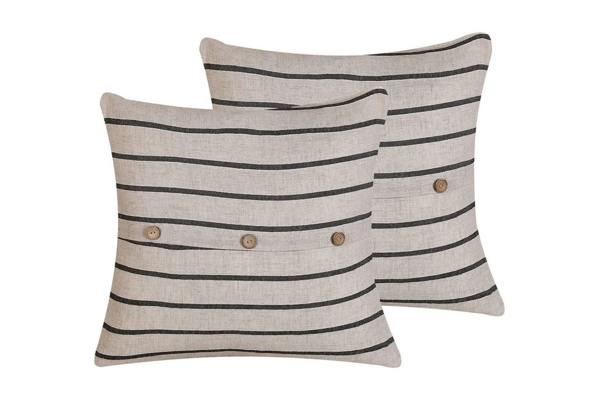 Hagepute|Hagepute-Pynteputer Cynara-sett à 2 Svart,Beige