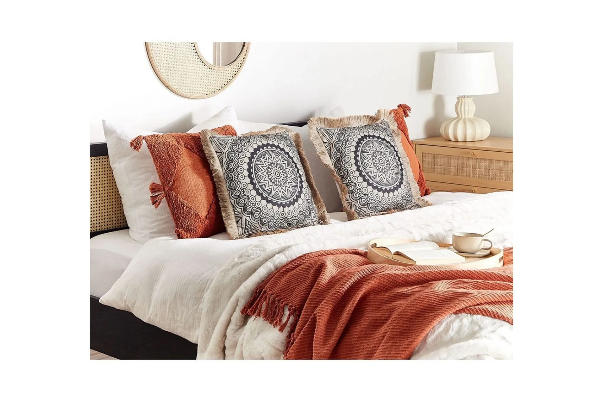 Hagepute|Hagepute-Pynteputer Geranium sett av 2 Beige/svart Beige,Svart