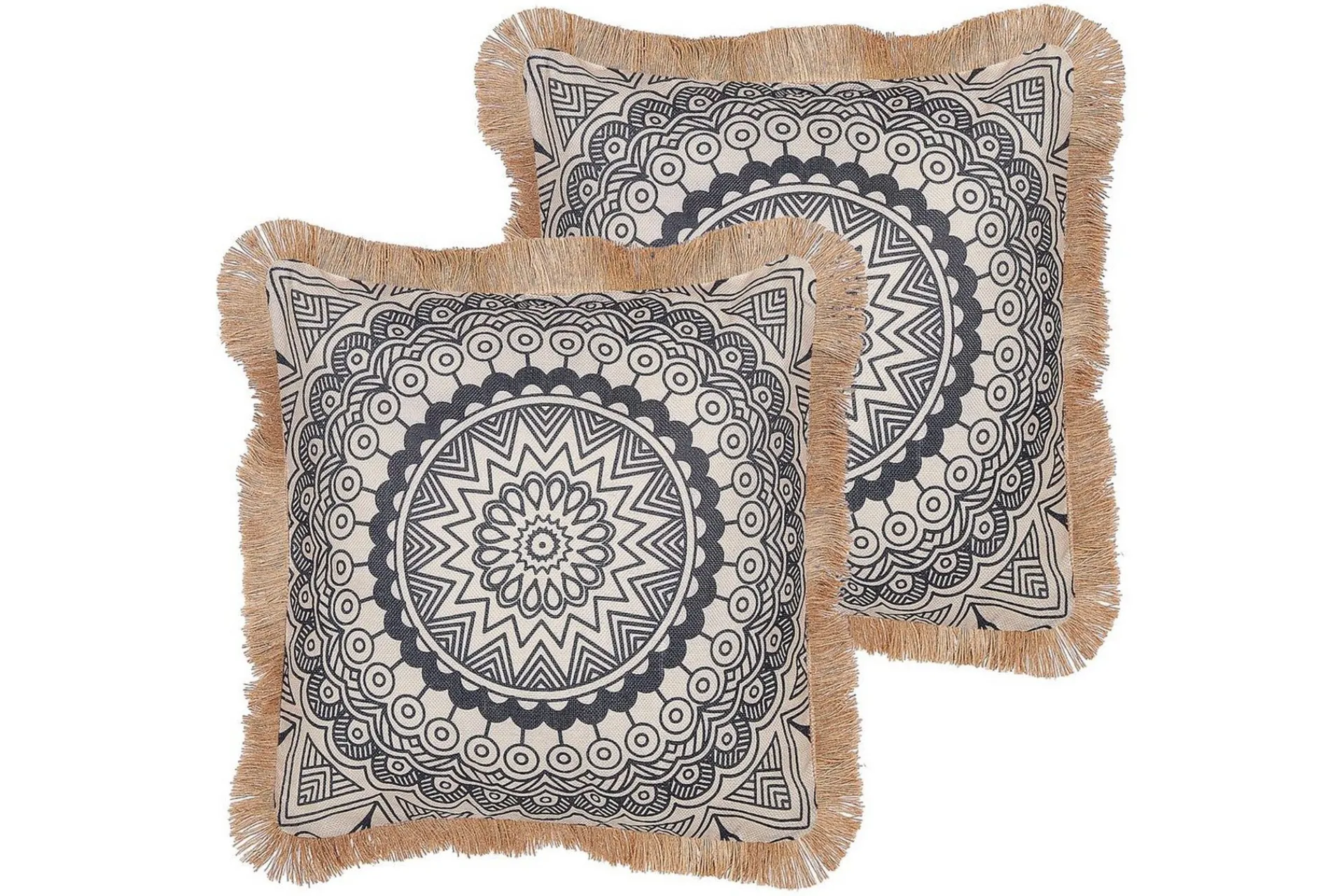 Hagepute|Hagepute-Pynteputer Geranium sett av 2 Beige/svart Beige,Svart