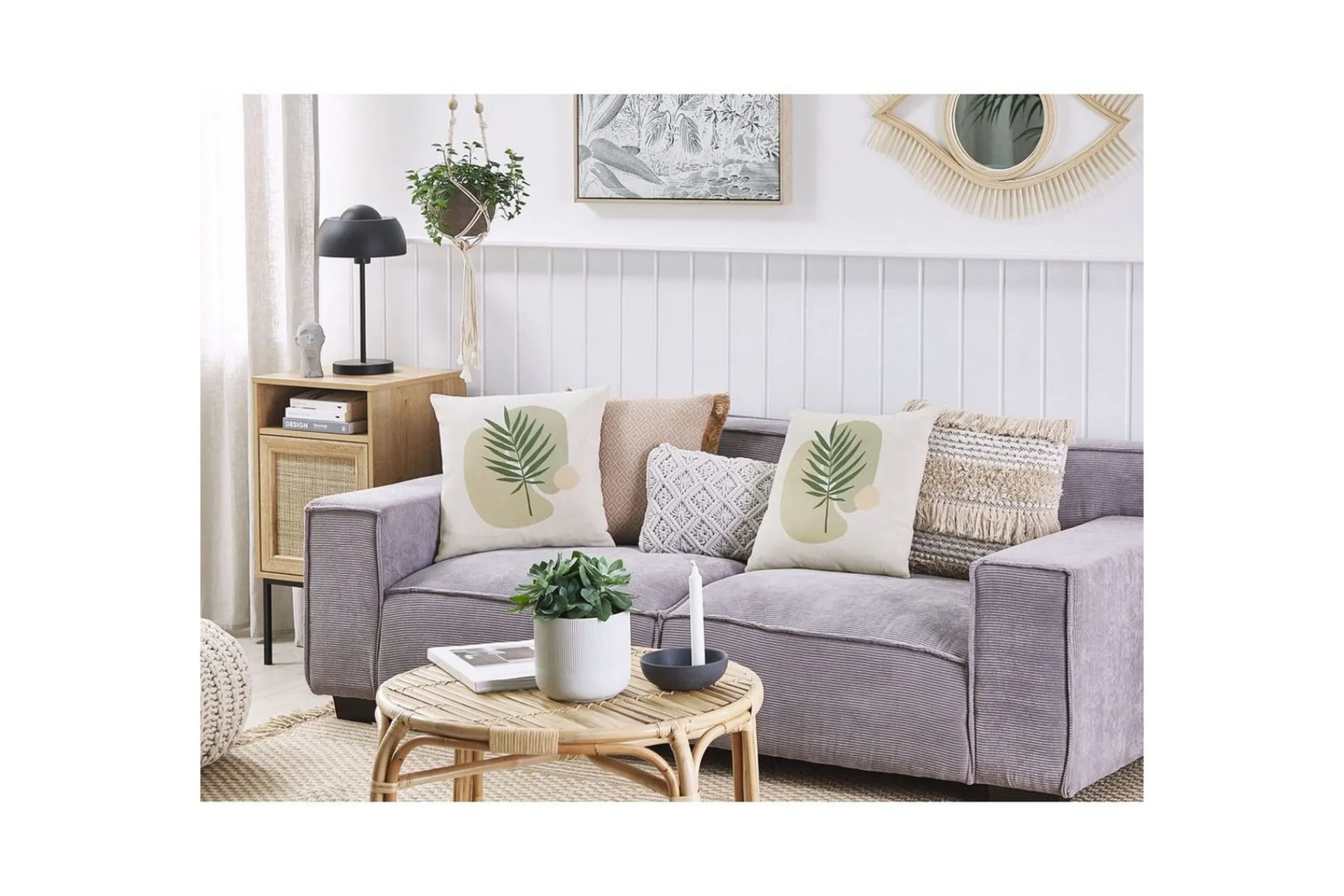 Hagepute|Hagepute-Pynteputer Microsorum sett på 2 Grønn,Beige