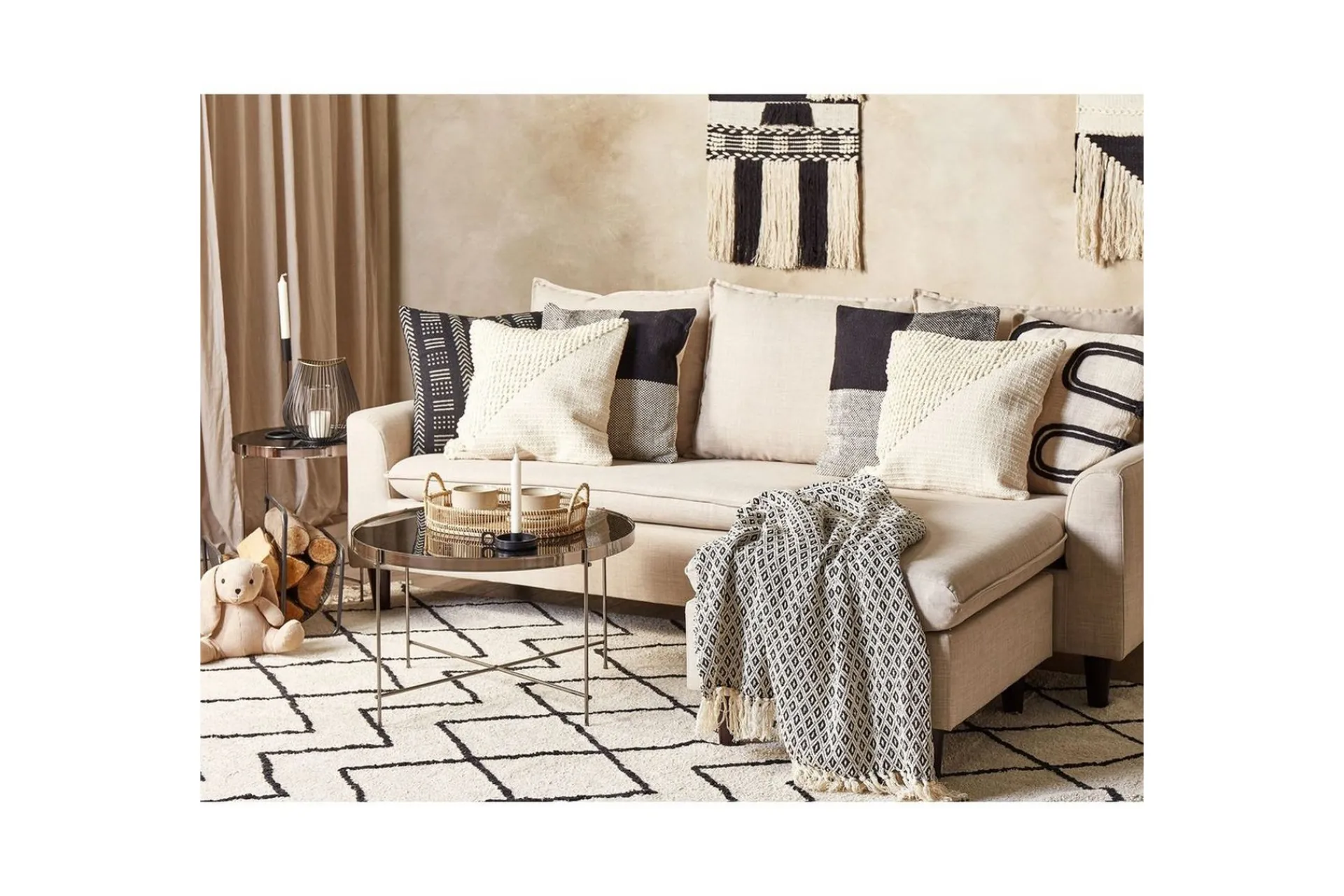 Hagepute|Hagepute-Pynteputer Pellaea sett med 2 Beige,Hvit
