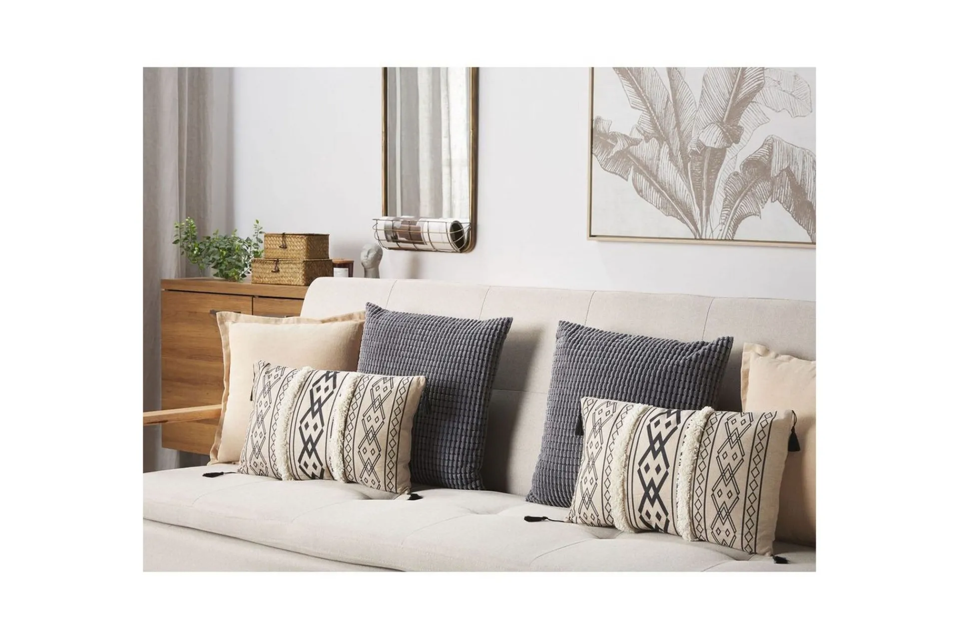 Hagepute|Hagepute-Pynteputer Pulmonaria sett med 2 Beige,Hvit,Svart