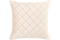 Pynteputer Yarrow sett med 2 Beige/Sølv